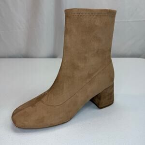A New Day Womens Dolly Ankle Boots Tan Brown 8.5